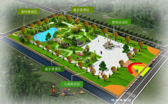 景觀設(shè)計(jì)施工圖繪制方法及圖繪效果圖